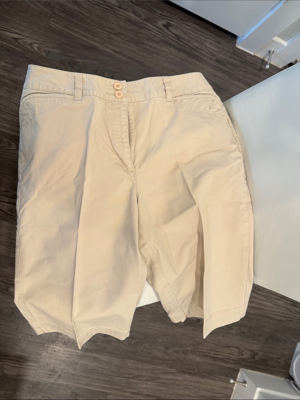WoMen's Khaki Cotton Casual Pants